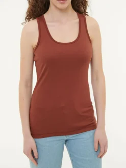 Top aus Bio Baumwolle, 76 mahagoni, 38, GOTS