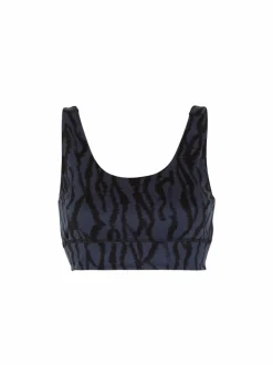 Top aus Bio Baumwolle, 82 print mitternachtblau, 38, GOTS