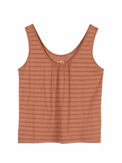 Top aus Bio Baumwolle, 22 schoko mousse, S, GOTS