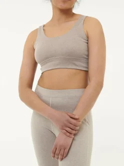 Top aus Bio Baumwolle, 15 stein melange, 38, GOTS