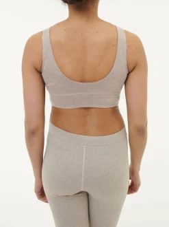 Top aus Bio Baumwolle, 15 stein melange, 38, GOTS