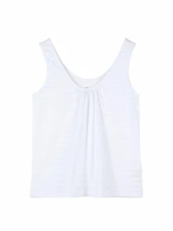 Top aus Bio Baumwolle, 11 weiss, S, GOTS