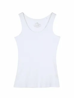 Top aus Bio Baumwolle, 11 weiss, 38, GOTS