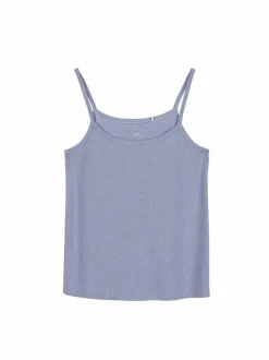 Top aus Bio-Baumwolle, 89 meerblau-weiss ringel, S, GOTS