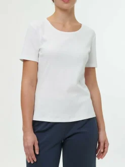 T-Shirt aus Bio-Baumwolle, 11 weiss, 38, GOTS