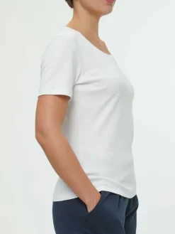 T-Shirt aus Bio-Baumwolle, 11 weiss, 38, GOTS