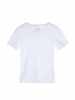 T-Shirt aus Bio-Baumwolle, 11 weiss, 38, GOTS