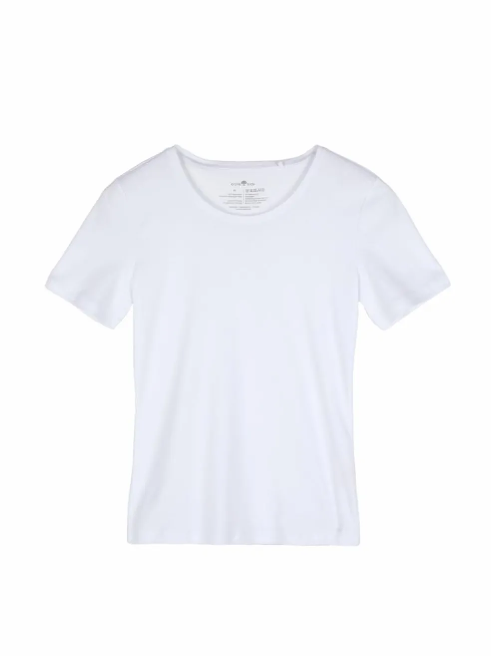 T-Shirt aus Bio-Baumwolle, 11 weiss, 38, GOTS