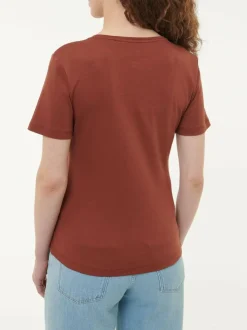 T-Shirt aus Bio-Baumwolle, 76 mahagoni, 38, GOTS