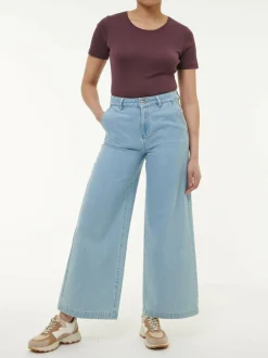 T-Shirt aus Bio-Baumwolle, 03 merlot, 38, GOTS