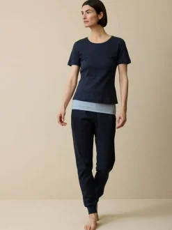 T-Shirt aus Bio-Baumwolle, 81 mitternachtsblau, 38, GOTS