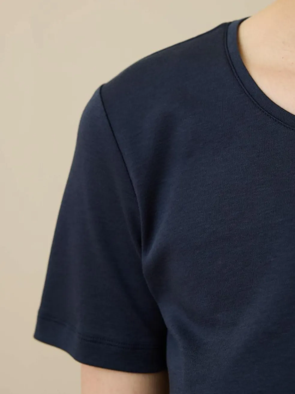 T-Shirt aus Bio-Baumwolle, 81 mitternachtsblau, 38, GOTS