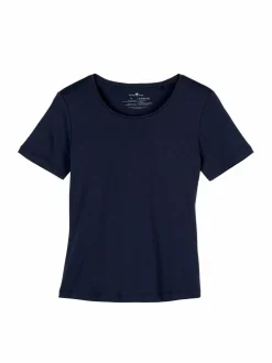 T-Shirt aus Bio-Baumwolle, 81 mitternachtsblau, 38, GOTS