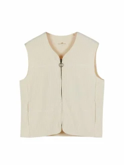Weste aus Bio-Baumwolle, 13 natur, S, GOTS