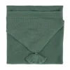 Wickel- und Puckdecke Leni, mit Kapuze, salbei, 80 x 80 cm, 100 % Schurwolle (Merino), Schurwolle kbT
