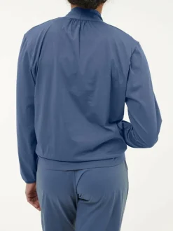 Wickelshirt aus Bio Baumwolle, 33 vintage Indigo, S, GOTS