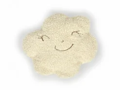 Wölkchen - Das Kuschelkissen, ca. 35 cm, Bezug: 100 % Baumwolle, Füllung: 100 % Schurwolle (Schaf), GOTS