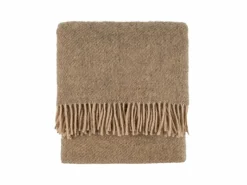 Wohndecke Mats Pur, beige, 130 x 200 cm, 50 % rezyklierte Schurwolle (Lamm)/50 % Schurwolle (Lamm), eco-wool