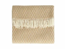 Wohndecke Nolan, toffee, 130 x 200 cm, 100 % Schurwolle (Lamm), eco-wool