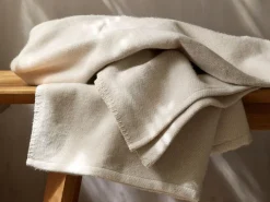 Wohndecke Yannick, sesam, 140 x 200 cm, 100 % Baumwolle, Baumwolle kbA, GOTS