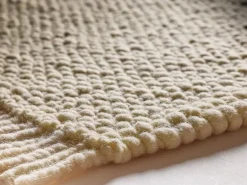 Wollteppich Cheviot, GOTS, Naturweiß ungefärbt, 70 x 140 cm