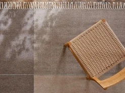 Wollteppich Kelim Mata, Sand/Thymian, 70 x 140 cm