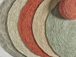 Wollteppich Maglia, Dunkelbraun, Ø 140 cm