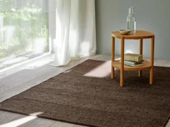 Wollteppich Pascolo, GOTS, Dunkelgrau, 70 x 140 cm