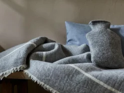 Wärmflaschenbezug Finn, uni grau, 2 L, 100 % Schurwolle (Schaf)