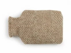 Wärmflaschenbezug Nola, hasel, 2 L, 100 % Schurwolle (Schaf)