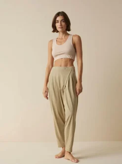 Yoga Bra aus Bio Baumwolle, 73 camelie, 38, GOTS