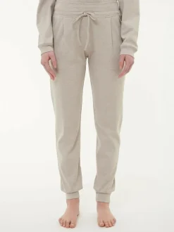 Yogahose aus Bio Baumwolle, 15 stein melange, 38, GOTS