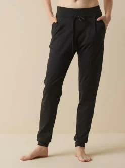 Yogahose aus Bio Baumwolle, 01 schwarz, 38, GOTS