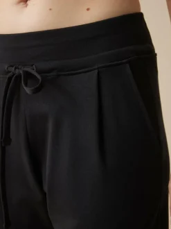 Yogahose aus Bio Baumwolle, 01 schwarz, 38, GOTS