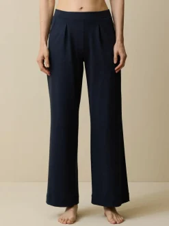 Yogahose aus Bio Baumwolle, 81 mitternachtsblau, 38, GOTS