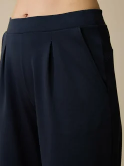 Yogahose aus Bio Baumwolle, 81 mitternachtsblau, 38, GOTS