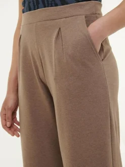 Yogahose aus Bio Baumwolle, 62 walnuss melange, 38, GOTS