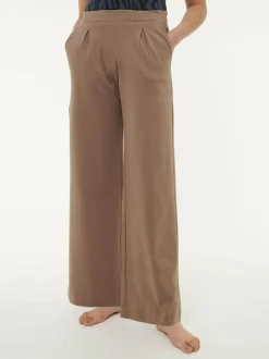 Yogahose aus Bio Baumwolle, 62 walnuss melange, 38, GOTS