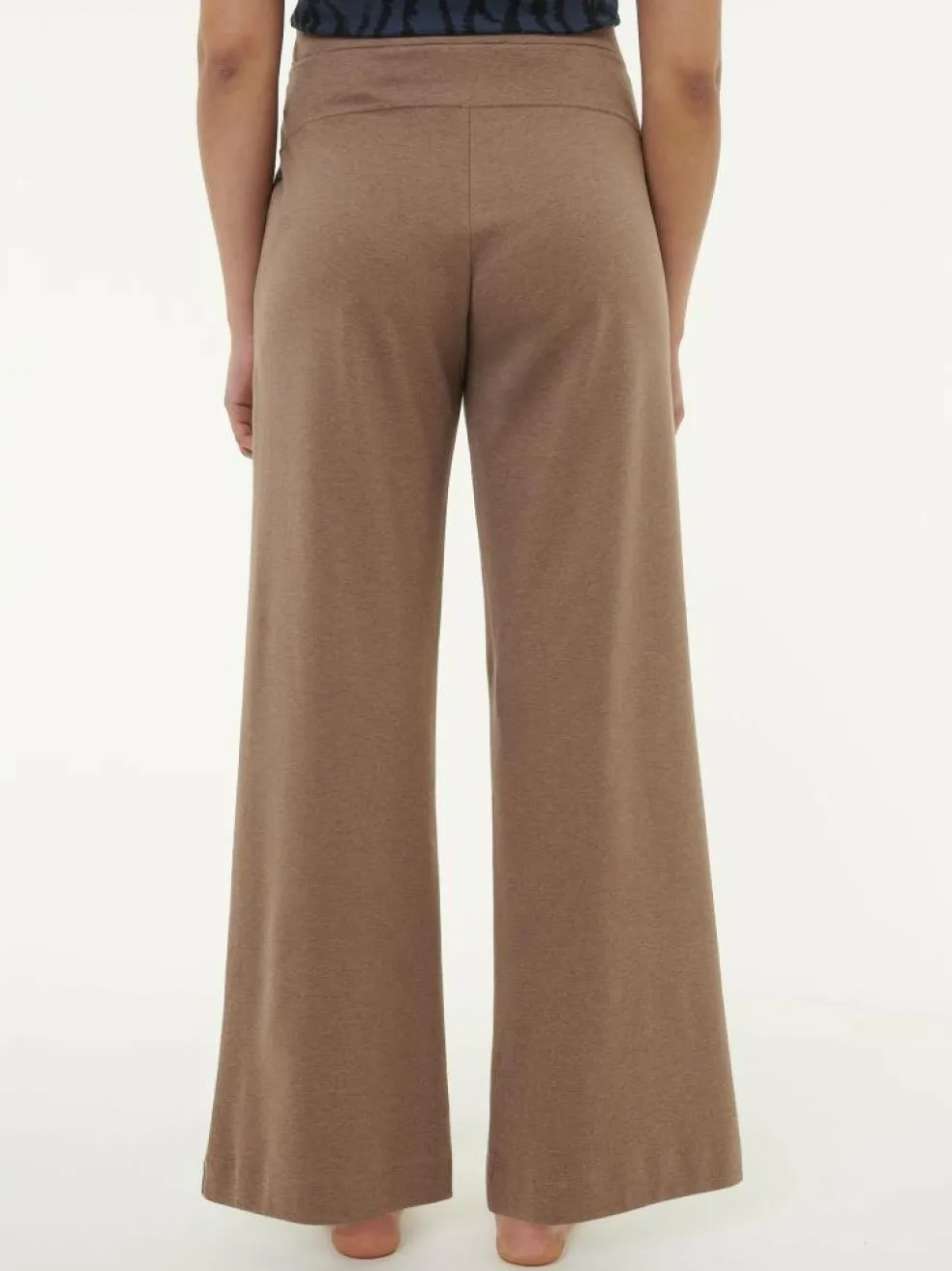 Yogahose aus Bio Baumwolle, 62 walnuss melange, 38, GOTS