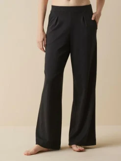 Yogahose aus Bio Baumwolle, 01 schwarz, 38, GOTS