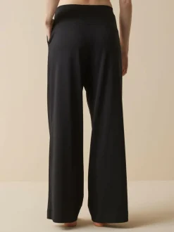 Yogahose aus Bio Baumwolle, 01 schwarz, 38, GOTS