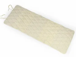 Yogamatte, natur, 75 x 200 cm, 100 % Baumwolle, Vorder- und Rückseite teilweise beschichtet, GOTS