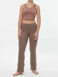 Yogatop aus Bio Baumwolle, 71 cappuccino, 38, GOTS