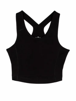 Yogatop aus Bio Baumwolle, 01 schwarz, 38, GOTS