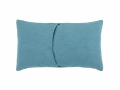 Zierkissenbezug ARIANA, meerblau, 30 x 50 cm, 60% Baumwolle/40% Leinen, GOTS