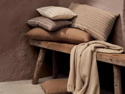 Zierkissenbezug ARIANA, nougat, 35 x 80 cm, 60% Baumwolle/40% Leinen, GOTS