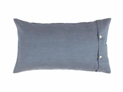 Zierkissenbezug OTIS, blau, 30 x 50 cm, 100 % Leinen, GOTS