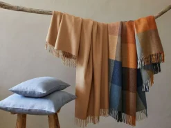 Zierkissenbezug OTIS, blau, 30 x 50 cm, 100 % Leinen, GOTS