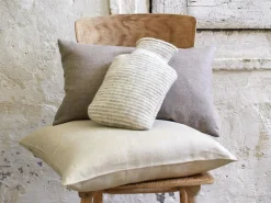 Zierkissenbezug OTIS, natur, 50 x 50 cm, 100 % Leinen, GOTS