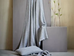 Zierkissenbezug Sanna, grau melange, 30 x 50 cm, 100 % Schurwolle (Merino), Schurwolle kbT, GOTS, NATURTEXTIL BEST